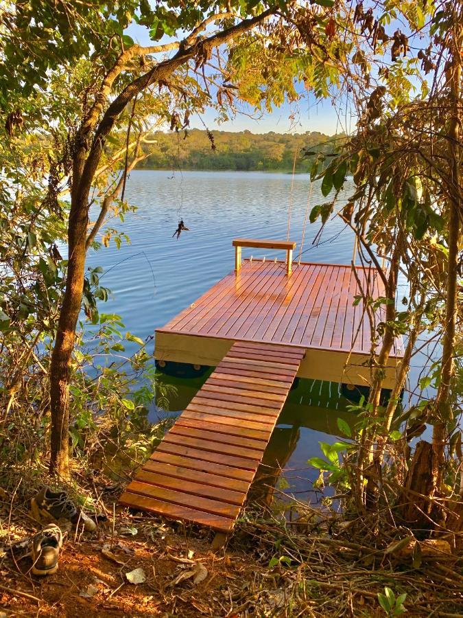 Chale Com Jacuzzi Vista Do Lago Alexania 外观 照片