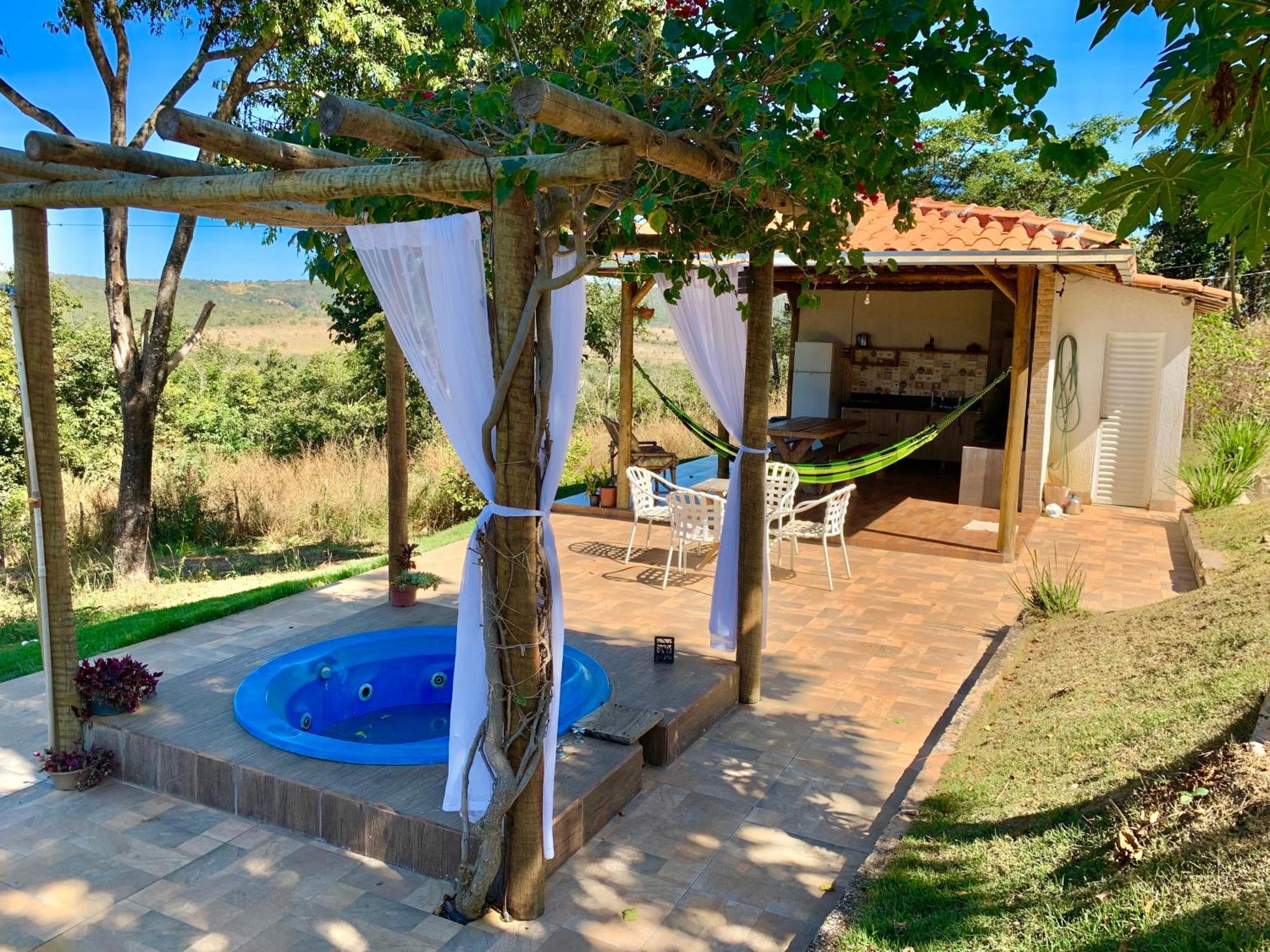 Chale Com Jacuzzi Vista Do Lago Alexania 外观 照片